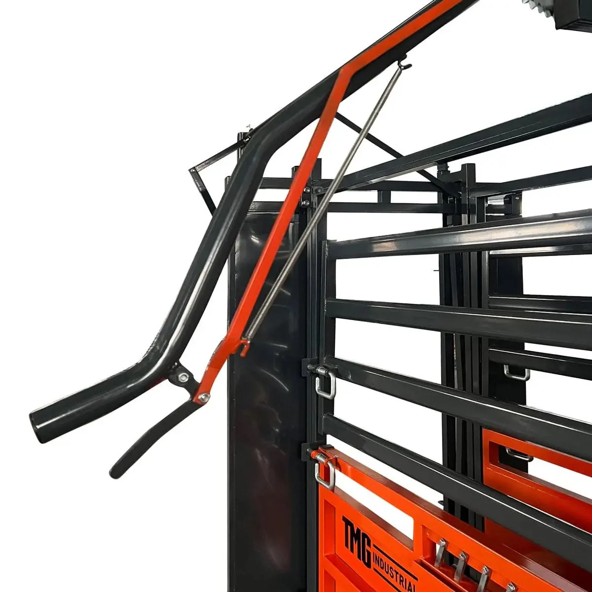 3m (10’) Cattle Work Chute, 2040 kg (4500 lb) Weight Scale, Side Exit, Upper/Lower Swing Openings, TMG‑CSC10 - Image 11