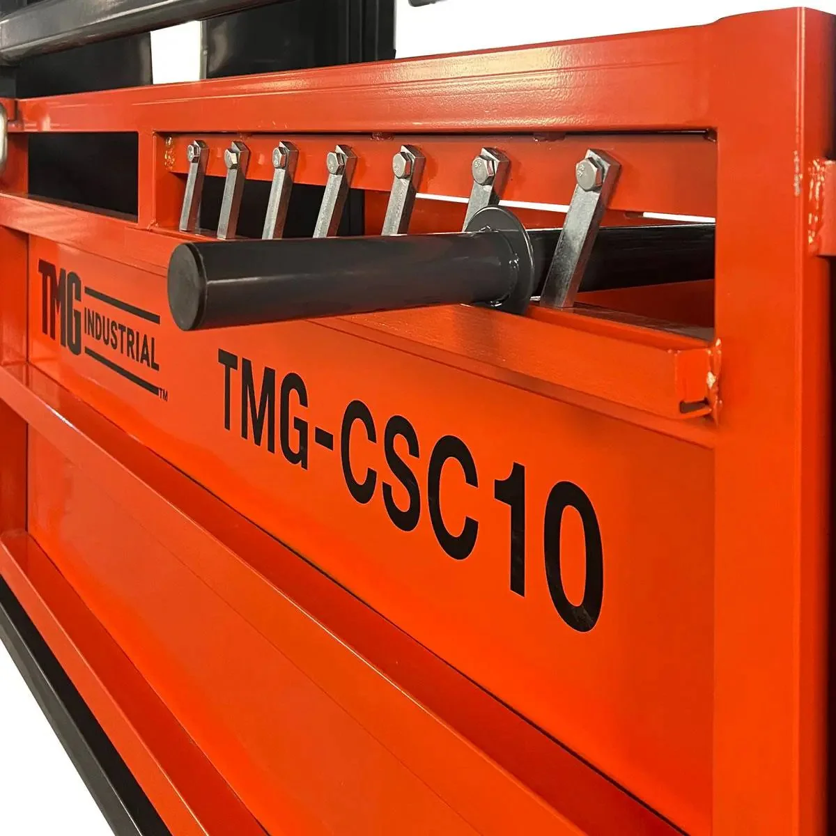 3m (10’) Cattle Work Chute, 2040 kg (4500 lb) Weight Scale, Side Exit, Upper/Lower Swing Openings, TMG‑CSC10 - Image 12