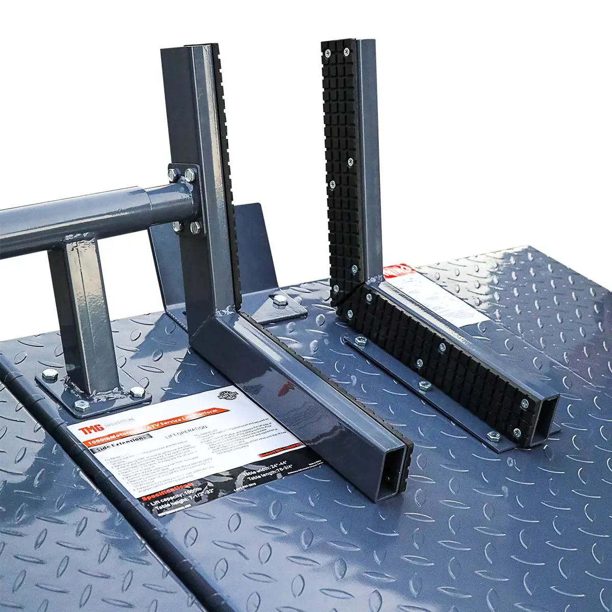 455 kg (1000 lb) Portable Motorcycle/ATV Scissor Lift, 1.12 m (44″) Work Platform, TMG‑1000PML - Image 8
