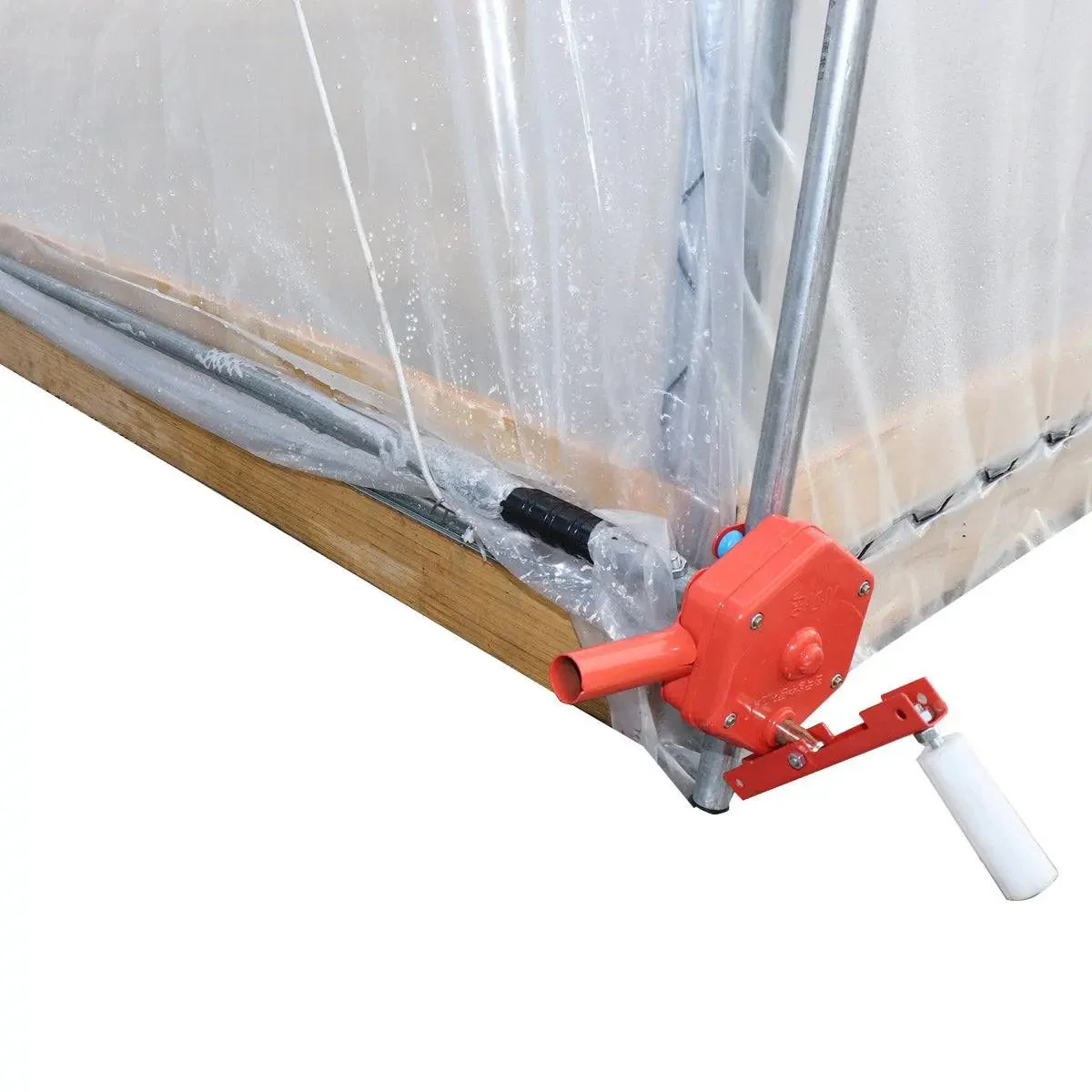 3.7 x 6.5 m Tunnel Greenhouse Grow Tent with 6 Mil Clear EVA Film, Roll-Up Sides, TMG-GH1220 - Image 10