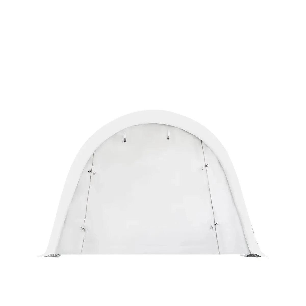 3.7 x 9 m Car Shelter with Rounded Roof and Ripstop PE Cover, TMG-ST1230R - Image 8
