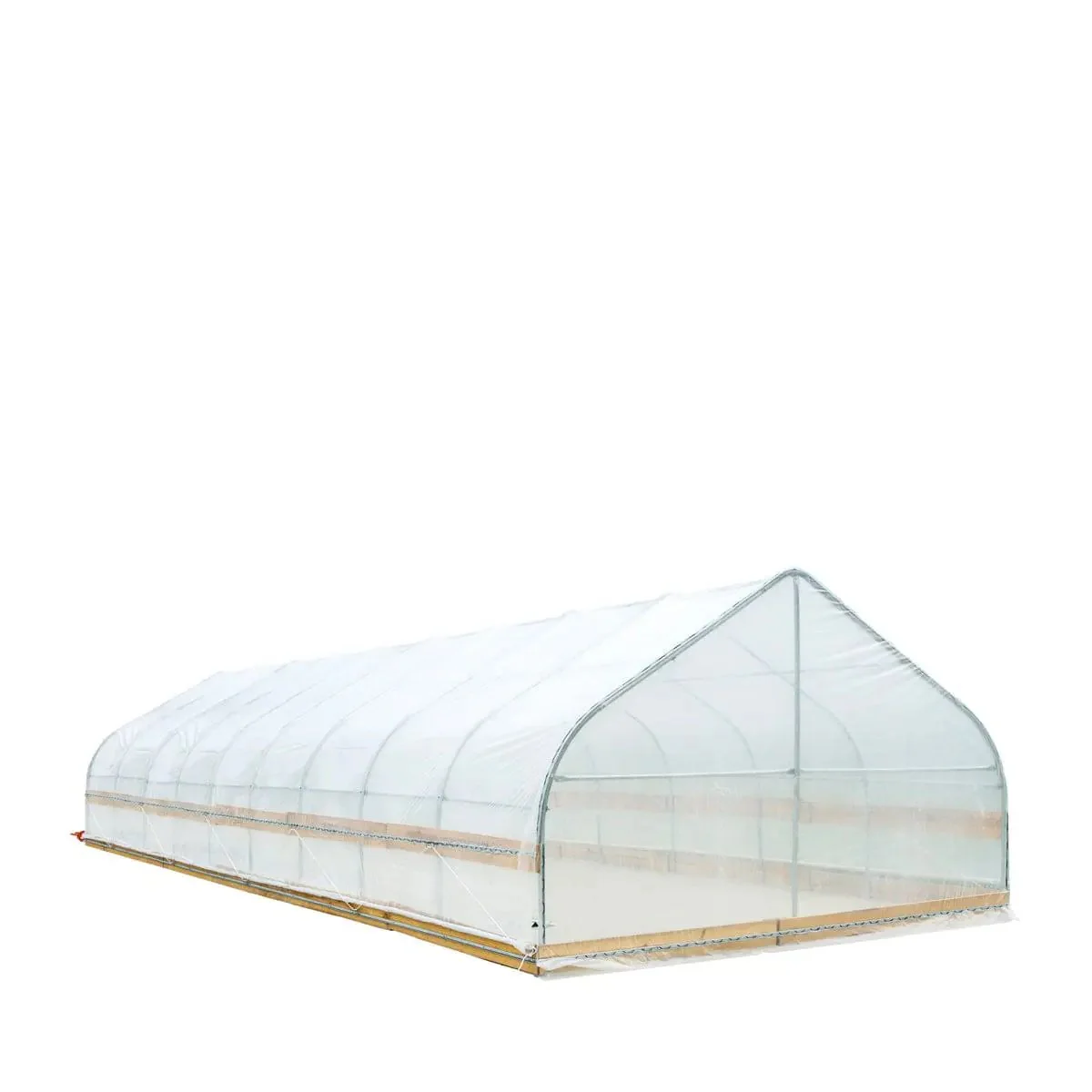 3.7 x 12 m Tunnel Greenhouse Grow Tent with 6 Mil Clear EVA Film, Roll-Up Sides, TMG-GH1240 - Image 8