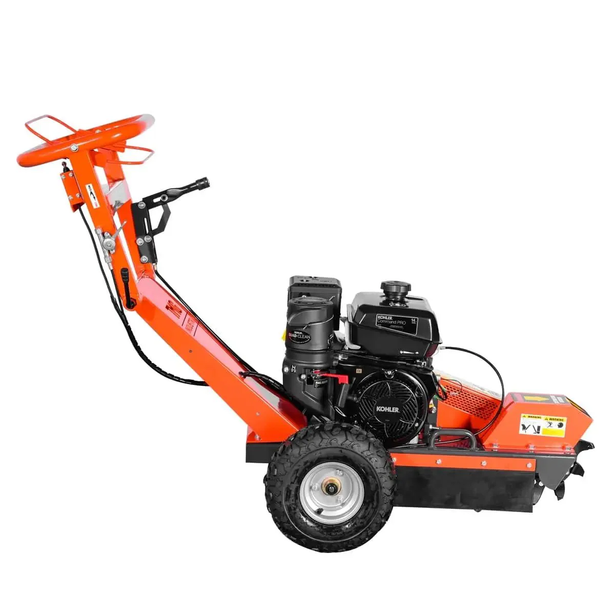 Kohler Powered Walk Behind Stump Grinder, 9 Carbide Teeth, 610 mm (24″) cutting capacity, 14 HP Engine, TMG-GSG9 - Image 7
