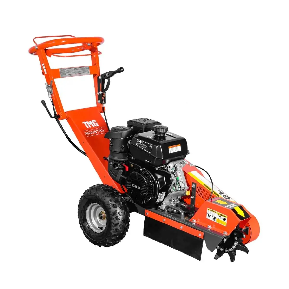 Kohler Powered Walk Behind Stump Grinder, 9 Carbide Teeth, 610 mm (24″) cutting capacity, 14 HP Engine, TMG-GSG9 - Image 8