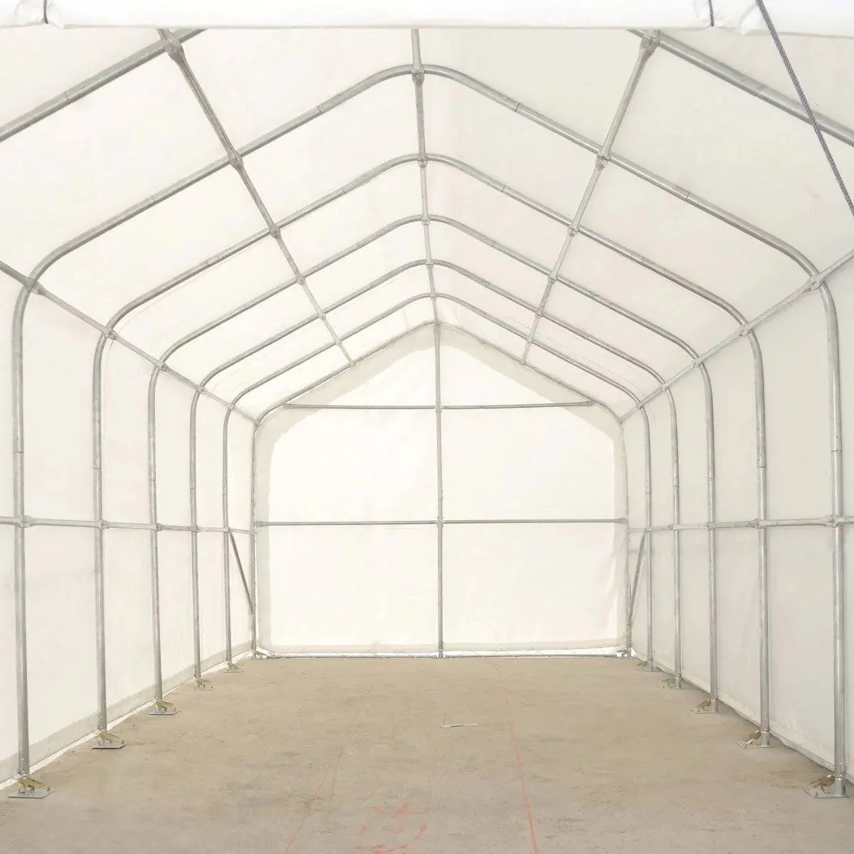 4.6 x 10.7 m RV/Motorhome Storage Shelter with Heavy-Duty 570 gsm PVC Cover, TMG-ST1535 - Image 10