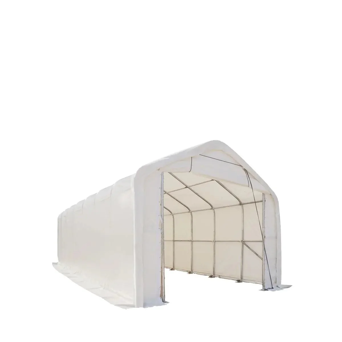 4.6 x 10.7 m RV/Motorhome Storage Shelter with Heavy-Duty 570 gsm PVC Cover, TMG-ST1535 - Image 3