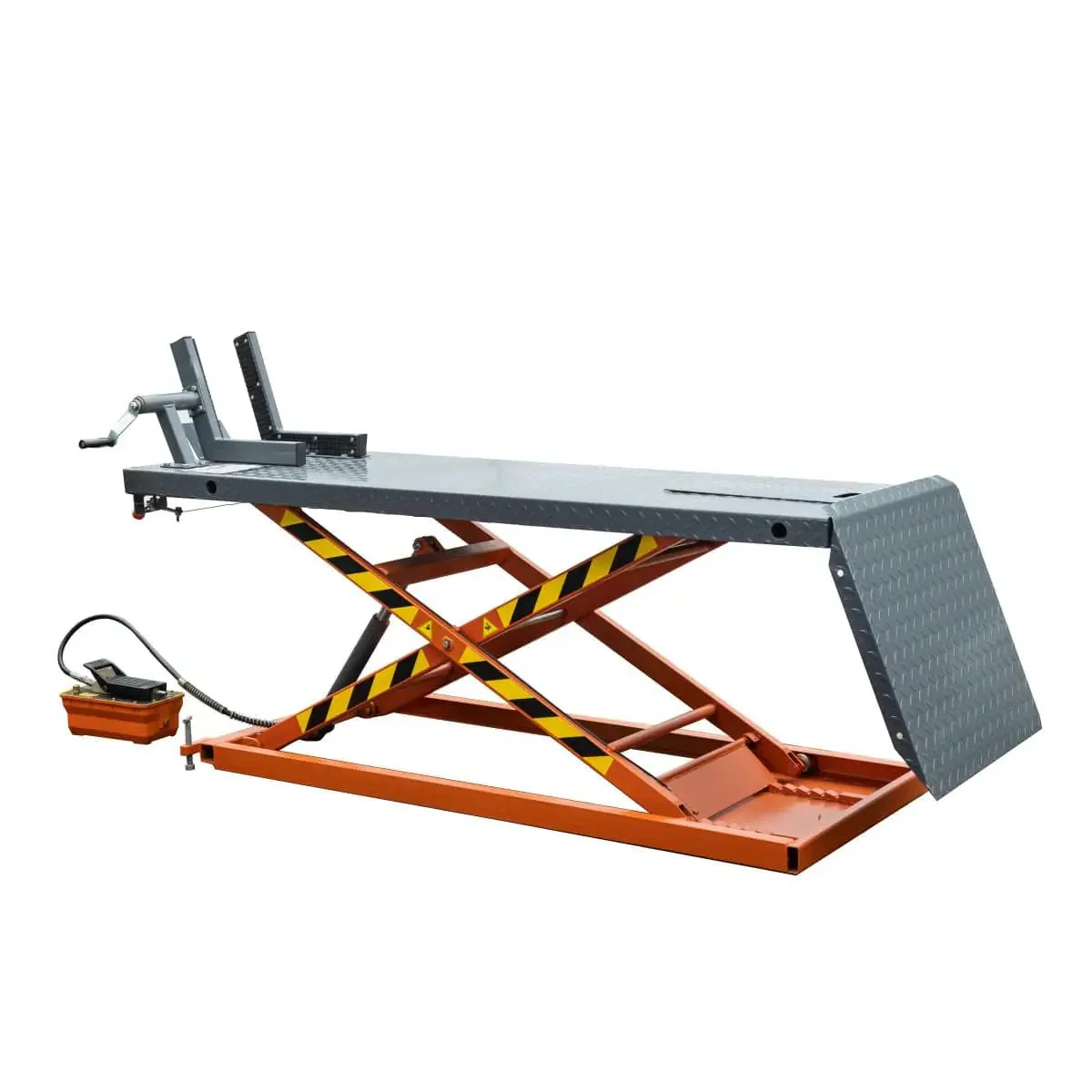 680 kg (1500 lb) Portable Motorcycle/ATV Scissor Lift, 1.22 m (48″) Work Platform, TMG‑1500PML - Image 4