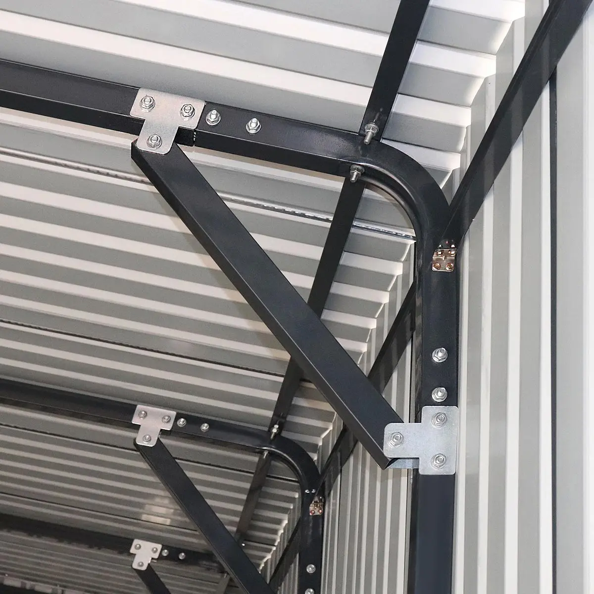 5 m × 7 m (16' × 24') Metal Garage Shed with Swing Front & Side Doors, 3.2 m (10'6") Peak Height, TMG-MS1624A - Image 13