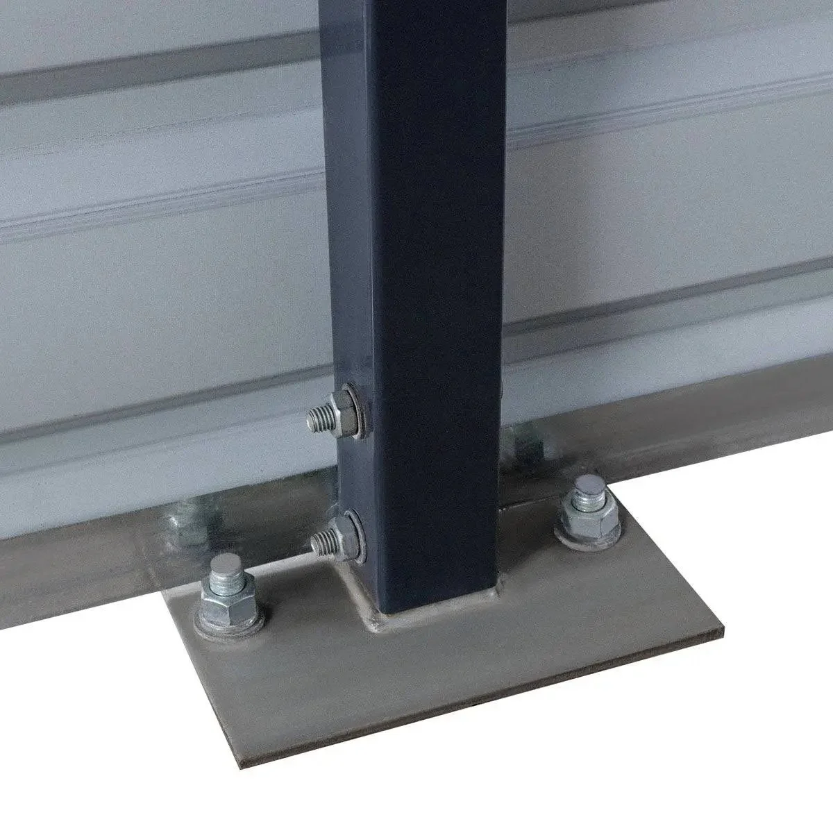 6 × 6 m Metal Shed Carport with 2.9 m Enclosed Sidewalls, 3.8 m Peak Height, TMG-MSC2020F - Image 14