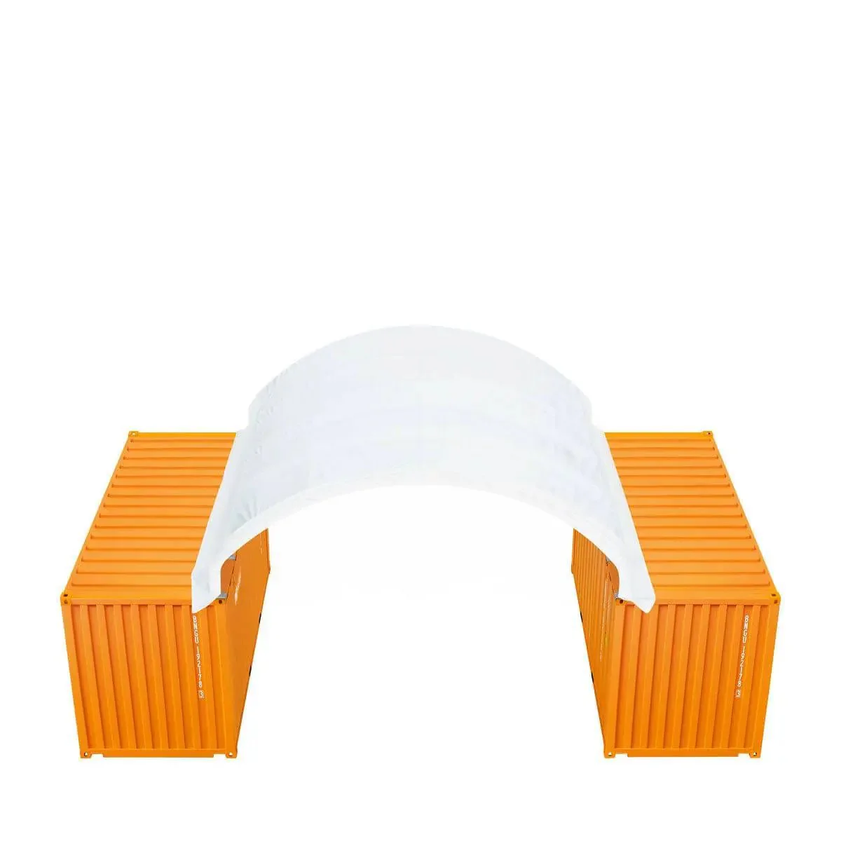 6 x 6m Container Shelter, 380 gsm Fire Retardant PE Fabric, Water Resistant, UV Protected, TMG-ST2021CE - Image 14