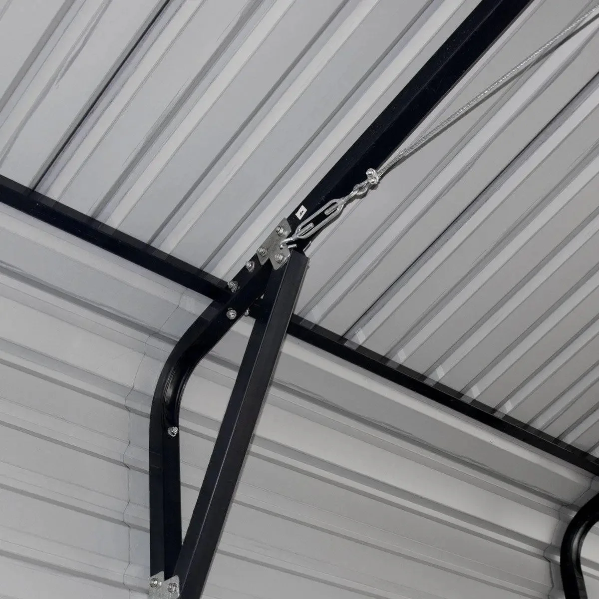 6 × 9 m Metal Shed Carport with 2.9 m Open Sidewalls, 3.8 m Peak Height, TMG-MSC2030 - Image 15