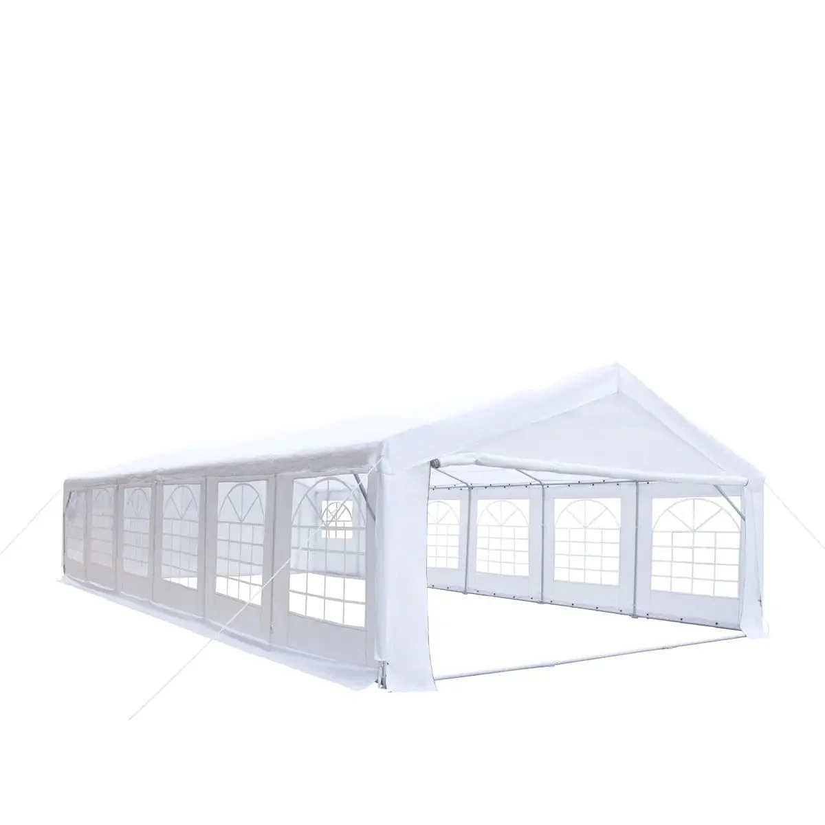 6 x 12 m Heavy-Duty Outdoor Party Tent with Removable Sidewalls and Roll-up Doors, PE Tarpaulin, TMG-PT2040F - Image 5
