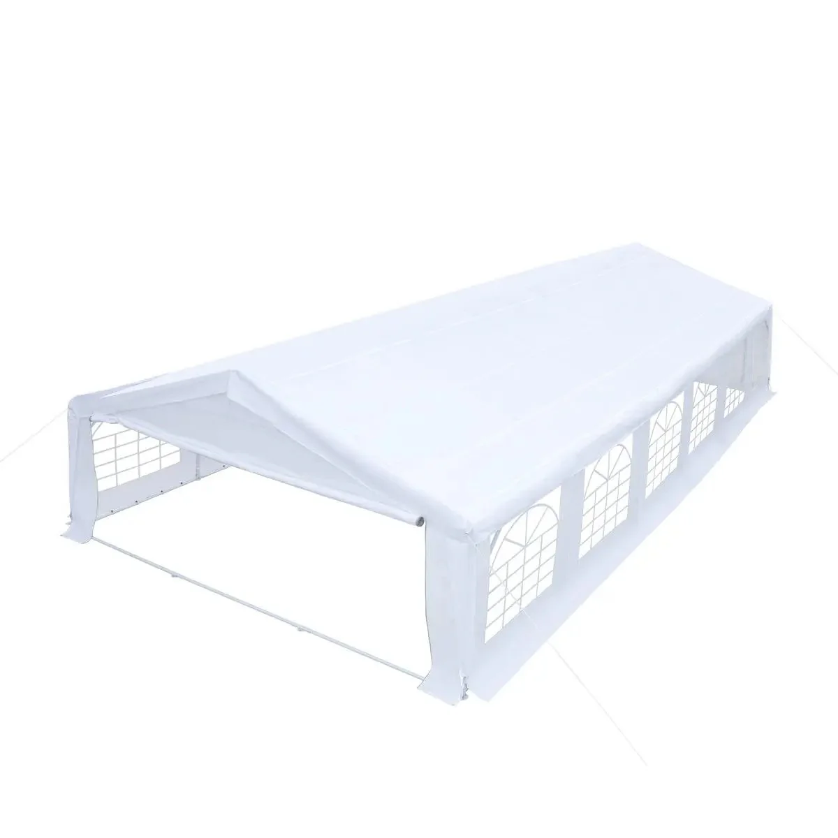 6 x 12 m Heavy-Duty Outdoor Party Tent with Removable Sidewalls and Roll-up Doors, PE Tarpaulin, TMG-PT2040F - Image 6