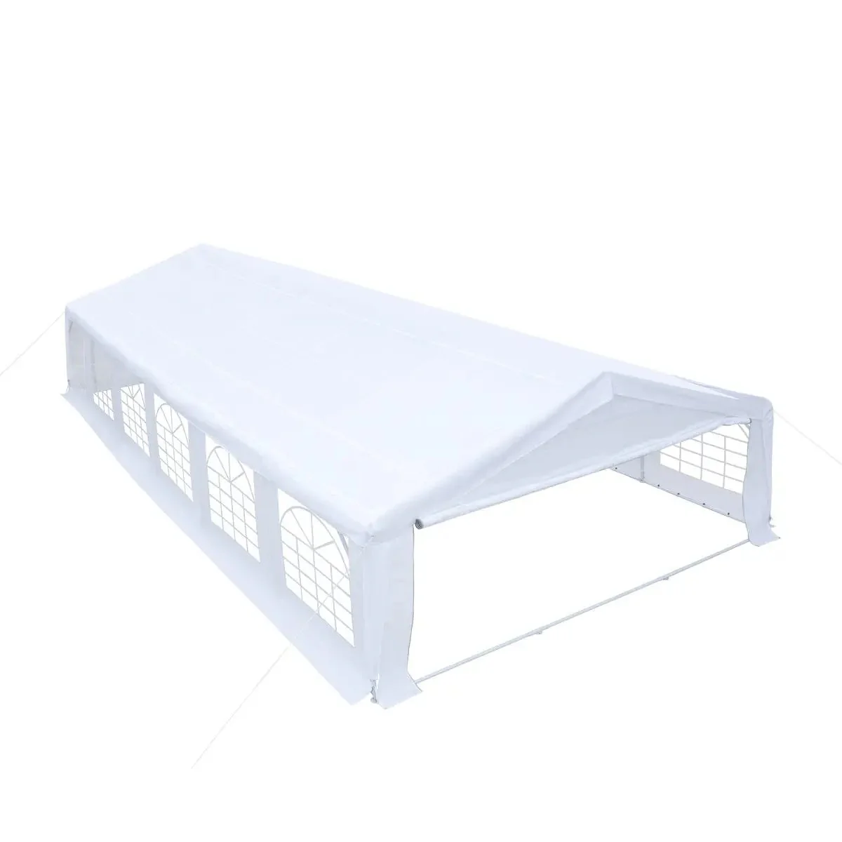 6 x 12 m Heavy-Duty Outdoor Party Tent with Removable Sidewalls and Roll-up Doors, PE Tarpaulin, TMG-PT2040F - Image 7