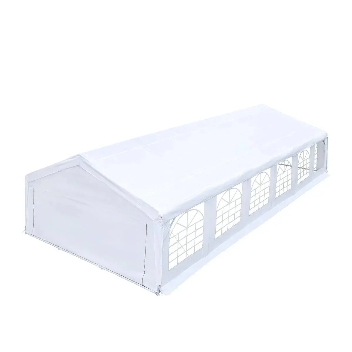 6 x 12 m Heavy-Duty Outdoor Party Tent with Removable Sidewalls and Roll-up Doors, PE Tarpaulin, TMG-PT2040F - Image 9