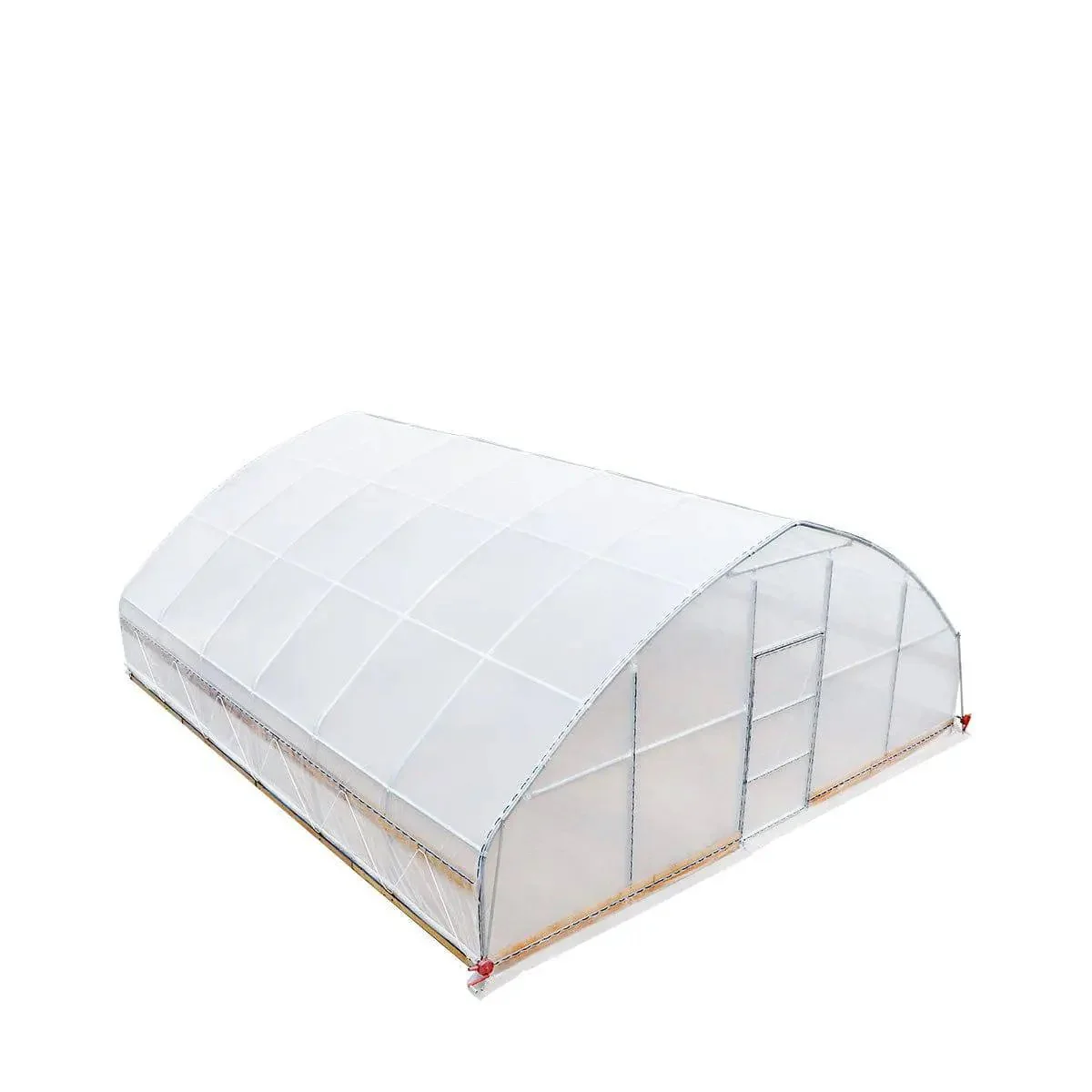7.6 x 7.6 m Tunnel Greenhouse Grow Tent w/6 Mil Clear EVA Film, Roll-Up Sides, TMG-GH2525 - Image 11