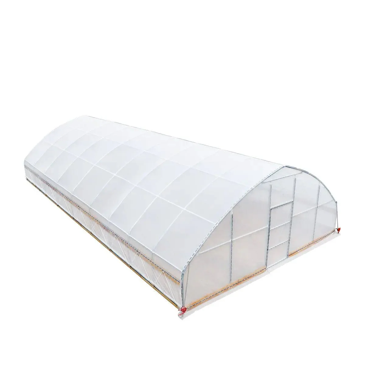 7.6 x 12 m Tunnel Greenhouse Grow Tent w/6 Mil Clear EVA Film, Roll-Up Sides, TMG-GH2540 - Image 11