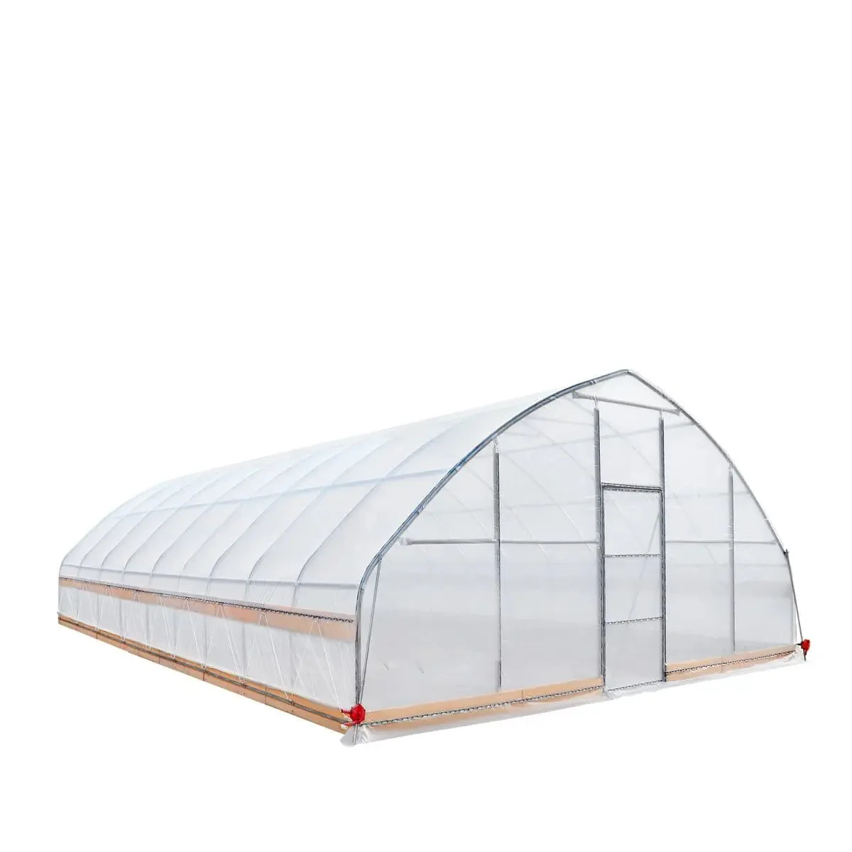 7.6 x 12 m Tunnel Greenhouse Grow Tent w/6 Mil Clear EVA Film, Roll-Up Sides, TMG-GH2540 - Image 6