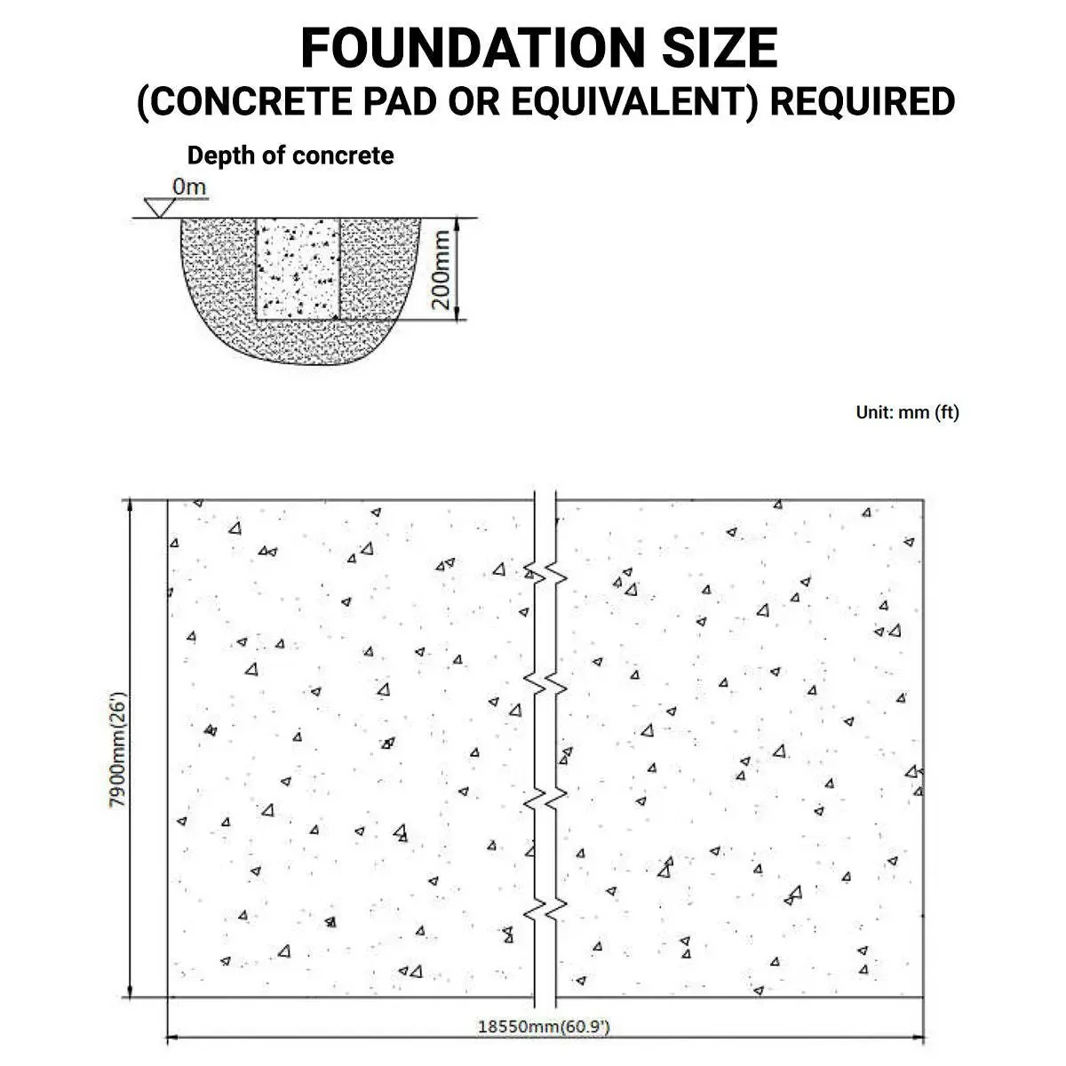 7.6 x 18 m Tunnel Greenhouse Grow Tent w/6 Mil Clear EVA Film, Roll-Up Sides, TMG-GH2560 - Image 6