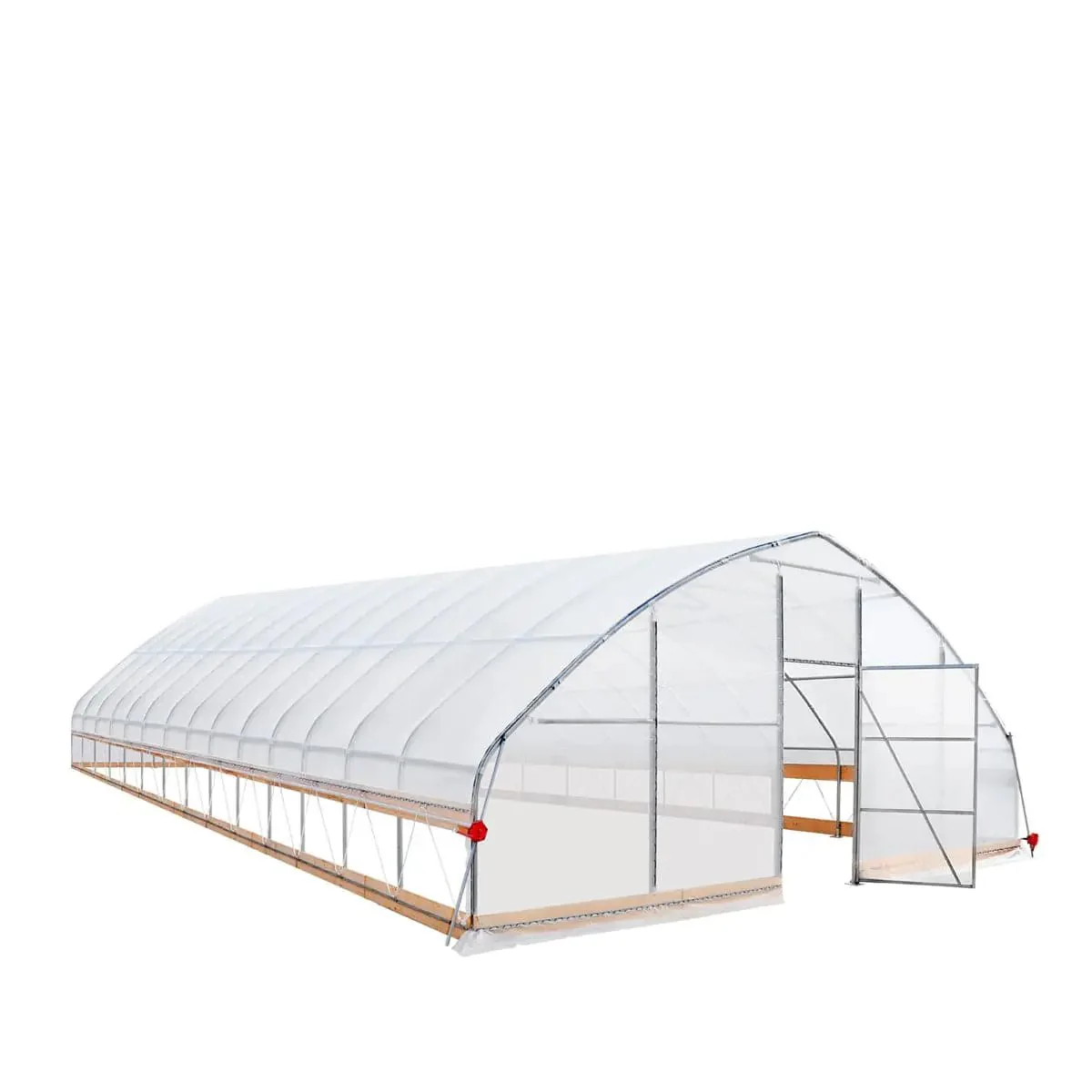 7.6 x 18 m Tunnel Greenhouse Grow Tent w/6 Mil Clear EVA Film, Roll-Up Sides, TMG-GH2560 - Image 8