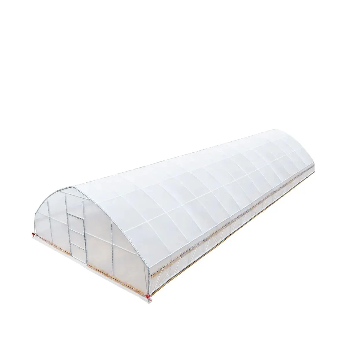 7.6 x 18 m Tunnel Greenhouse Grow Tent w/6 Mil Clear EVA Film, Roll-Up Sides, TMG-GH2560 - Image 9