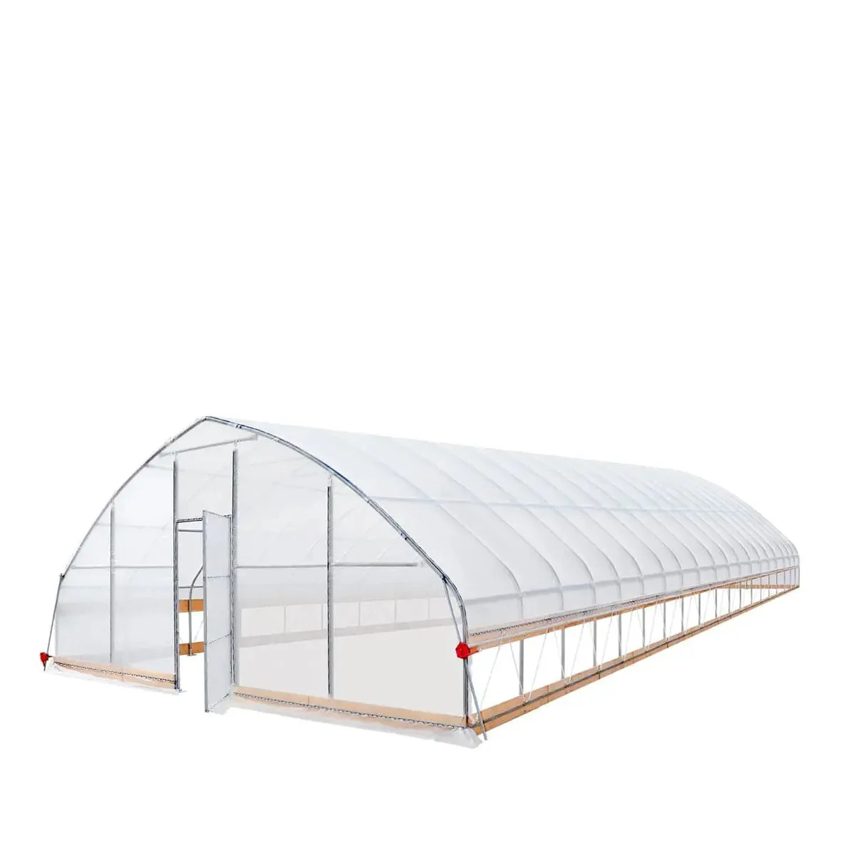 7.6 x 25 m Tunnel Greenhouse Grow Tent w/6 Mil Clear EVA Film, Roll-Up Sides, TMG-GH2580 - Image 7