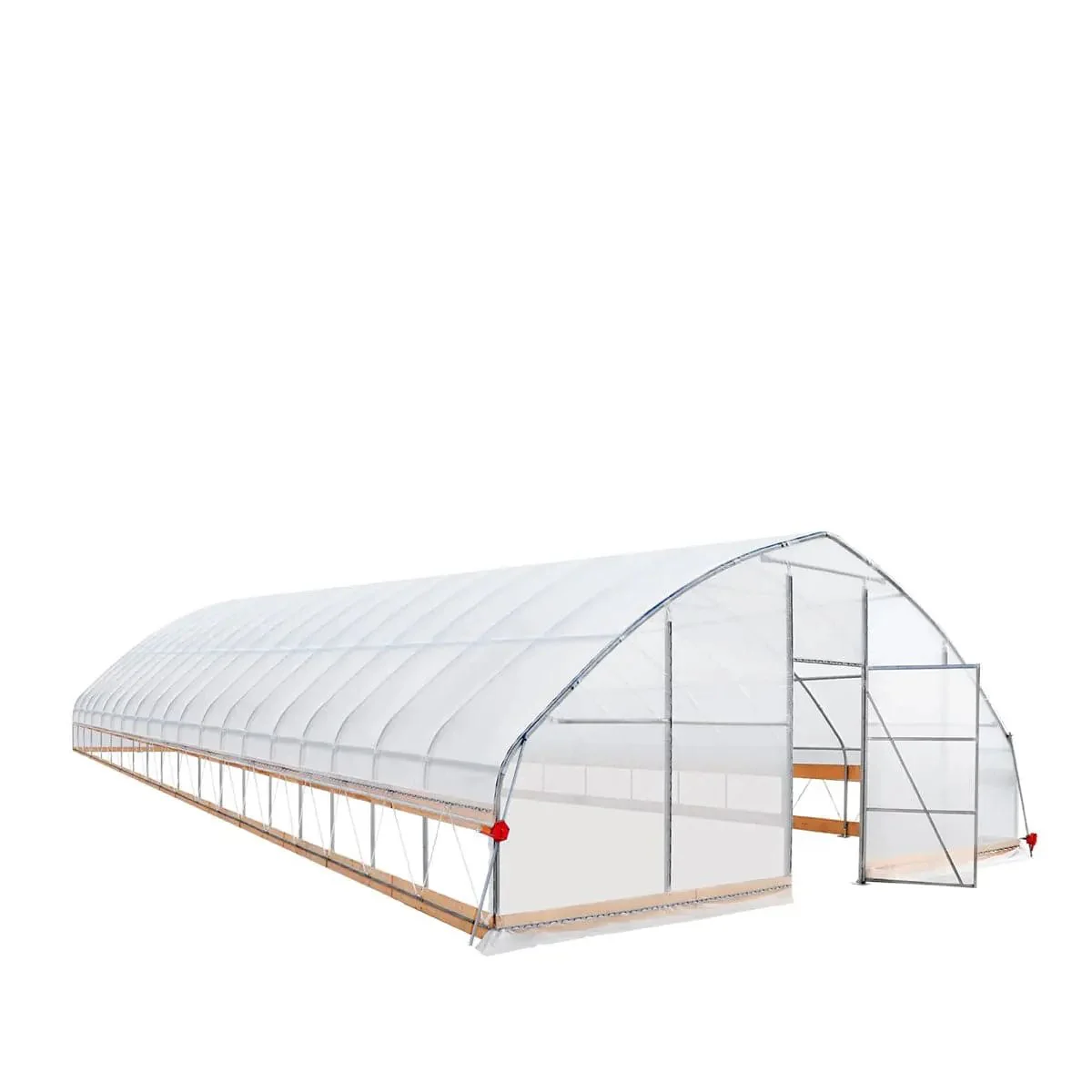 7.6 x 25 m Tunnel Greenhouse Grow Tent w/6 Mil Clear EVA Film, Roll-Up Sides, TMG-GH2580 - Image 8