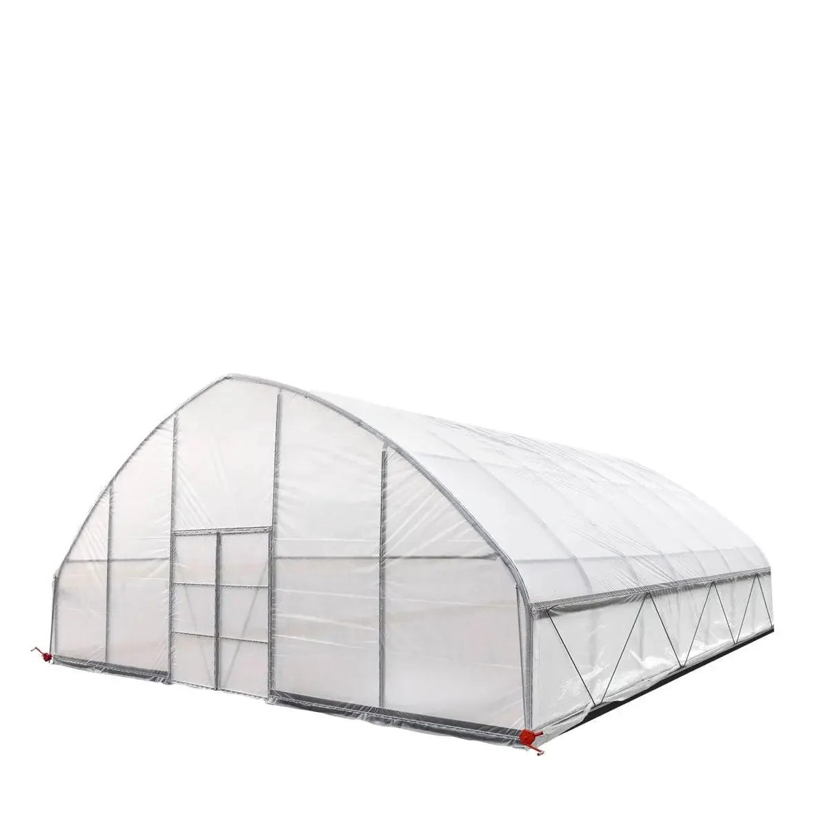 9 x 9 m Commercial Tunnel Greenhouse with 6 Mil Clear EVA Film, Roll-Up Sides, TMG-GH3030 - Image 9