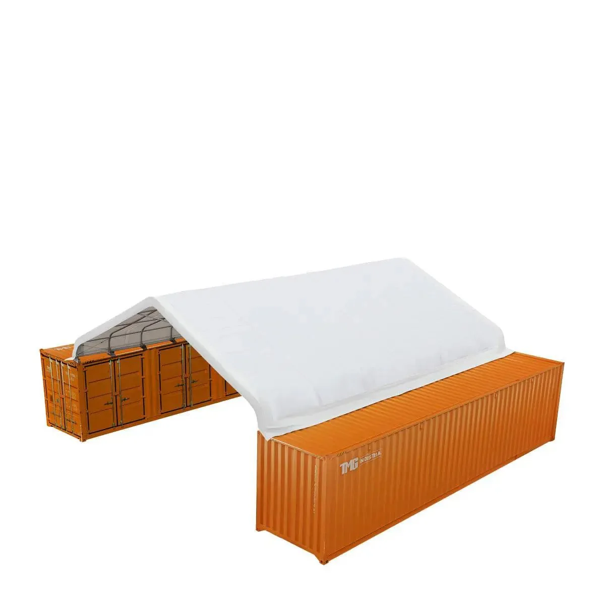 TMG Heavy Series™ 9 x 12m Container Shelter, 580 gsm Fire Retardant PVC Fabric, Water Resistant, UV Protected, TMG-ST3041CV - Image 7