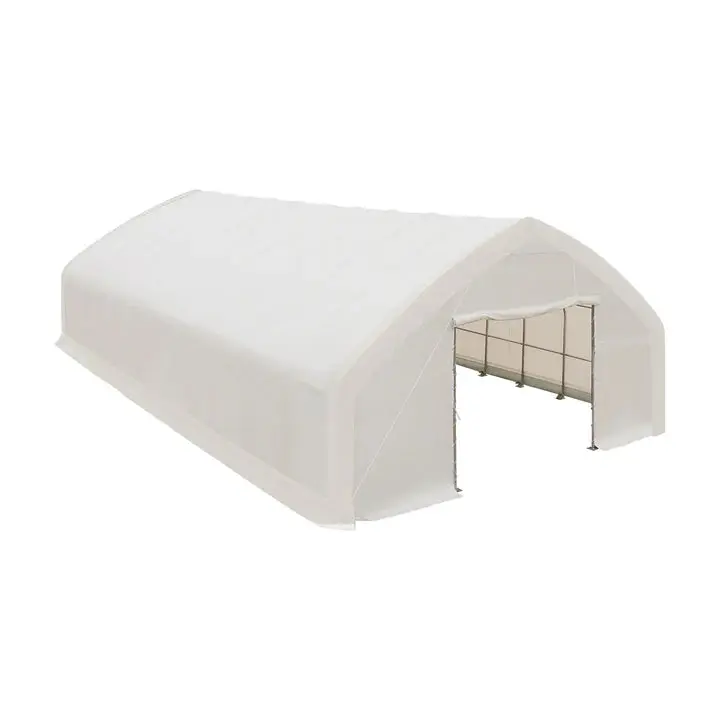 9 x 15 m Straight Wall Peak Ceiling Storage Shelter with Heavy Duty 300 GSM PE Cover TMG-ST3052E (Previously ST3050E) - Image 18