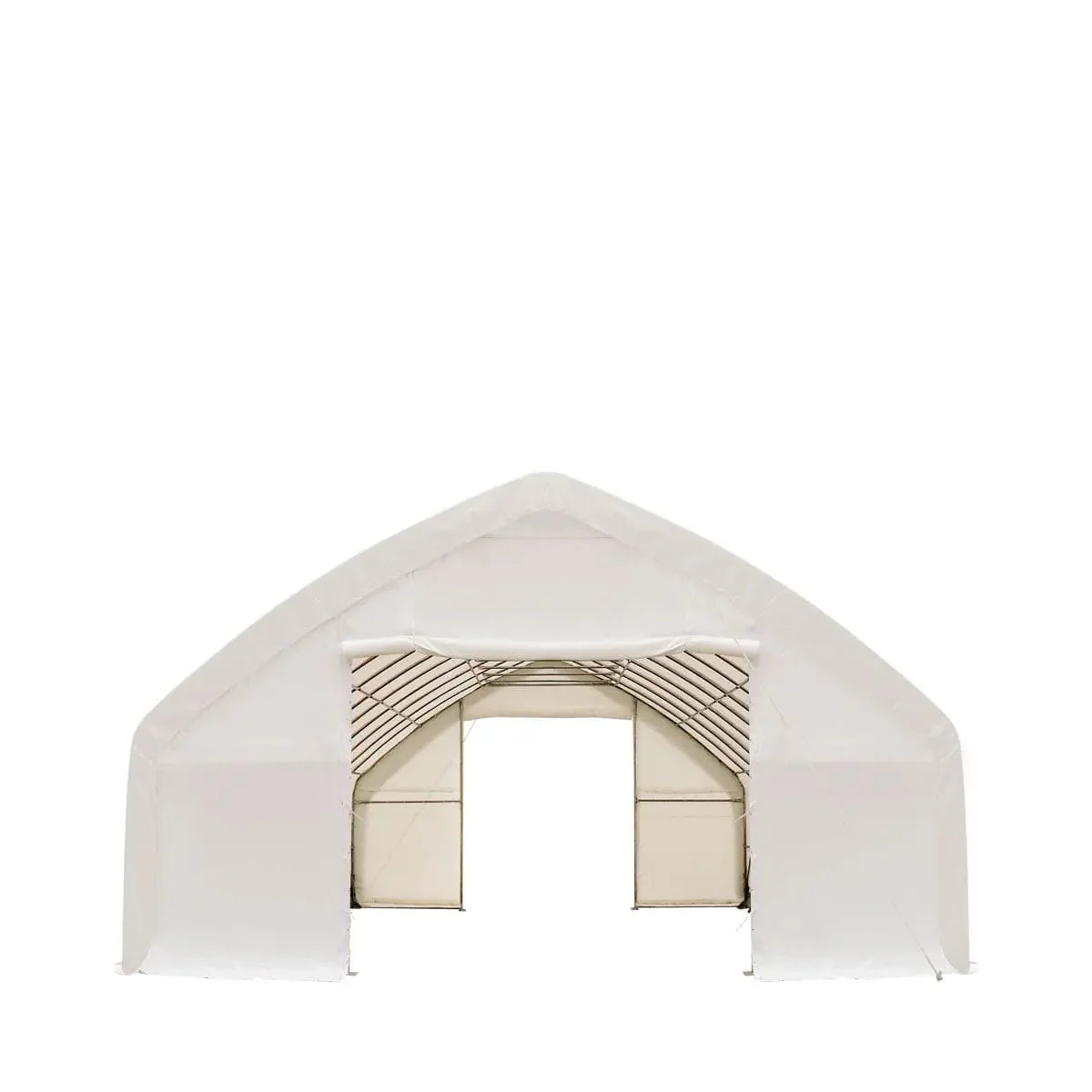 9 x 15 m Straight Wall, Peak Ceiling Storage Shelter with 300 GSM PECover, TMG-ST3050E - Image 2