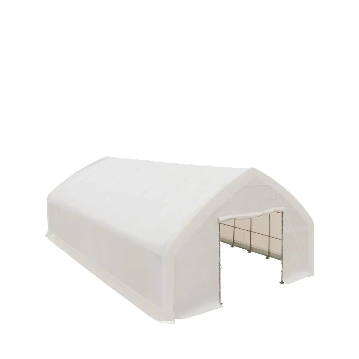 9 x 15 m Straight Wall, Peak Ceiling Storage Shelter with 300 GSM PECover, TMG-ST3050E - Image 3