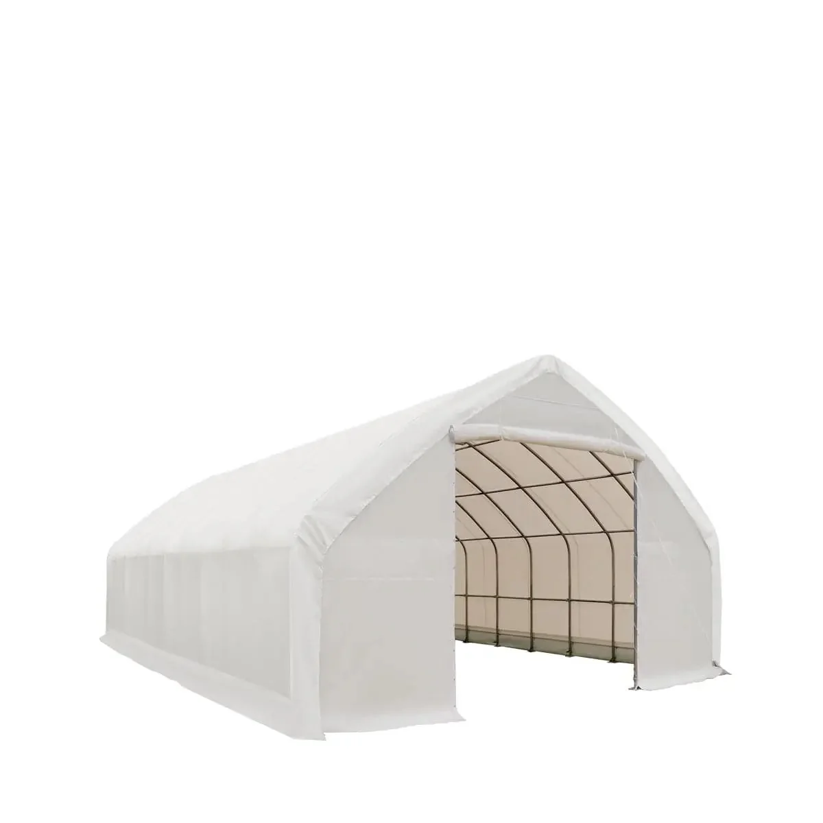 9 x 15 m Straight Wall, Peak Ceiling Storage Shelter with 300 GSM PECover, TMG-ST3050E - Image 4