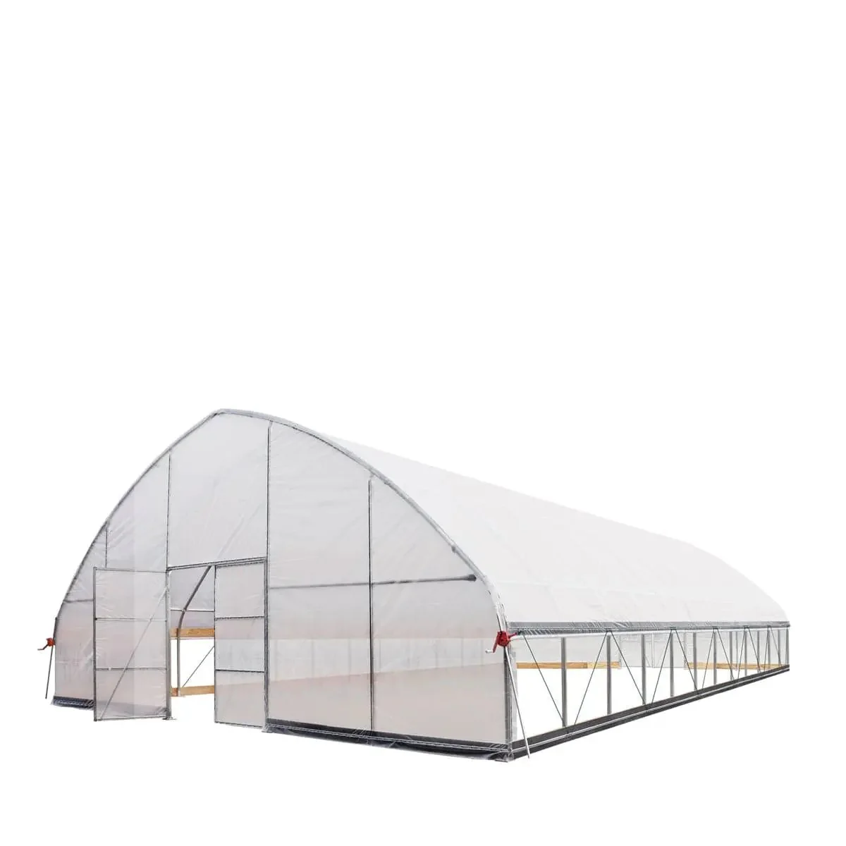 9 x 16 m Commercial Tunnel Greenhouse with 6 Mil Clear EVA Film, Roll-Up Sides, TMG-GH3050 - Image 7