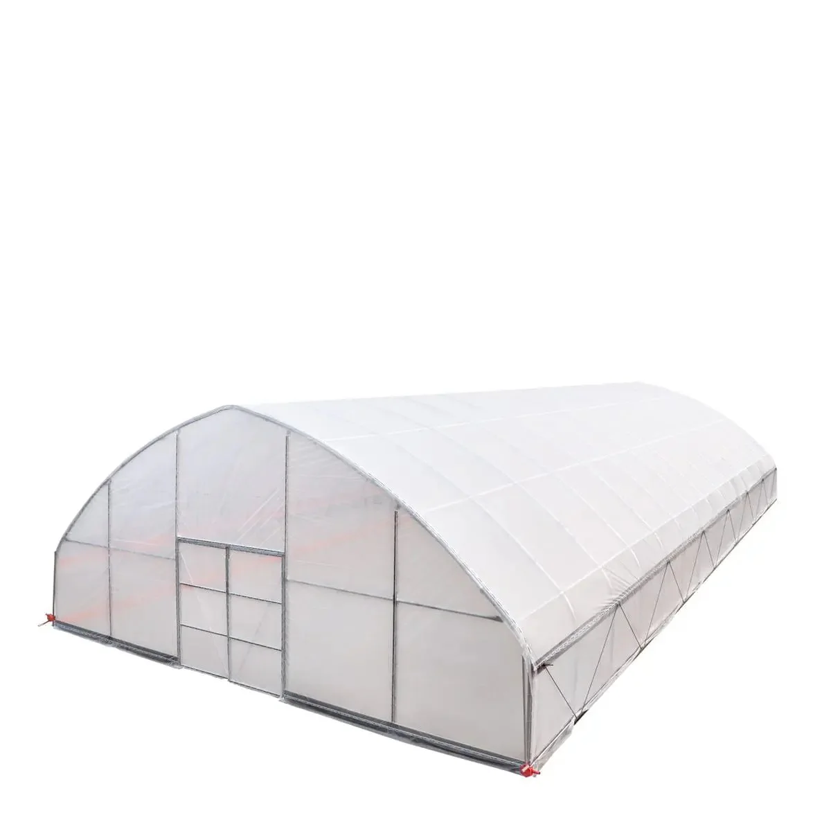 9 x 18 m Commercial Tunnel Greenhouse with 6 Mil Clear EVA Film, Roll-Up Sides, TMG-GH3060 - Image 11
