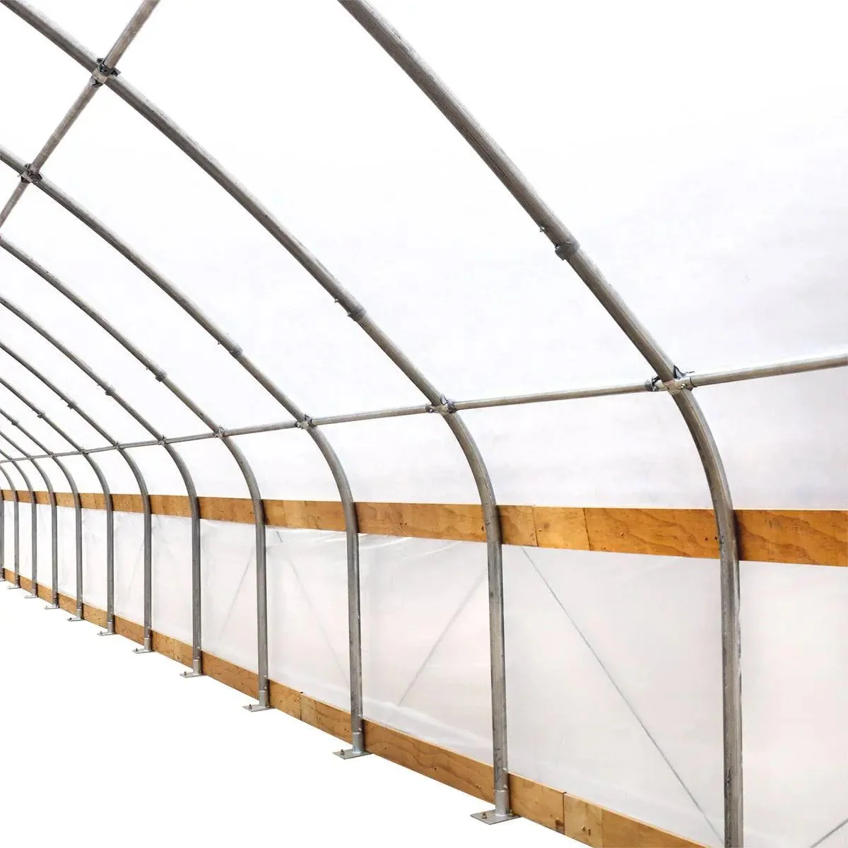9 x 18 m Commercial Tunnel Greenhouse with 6 Mil Clear EVA Film, Roll-Up Sides, TMG-GH3060 - Image 20