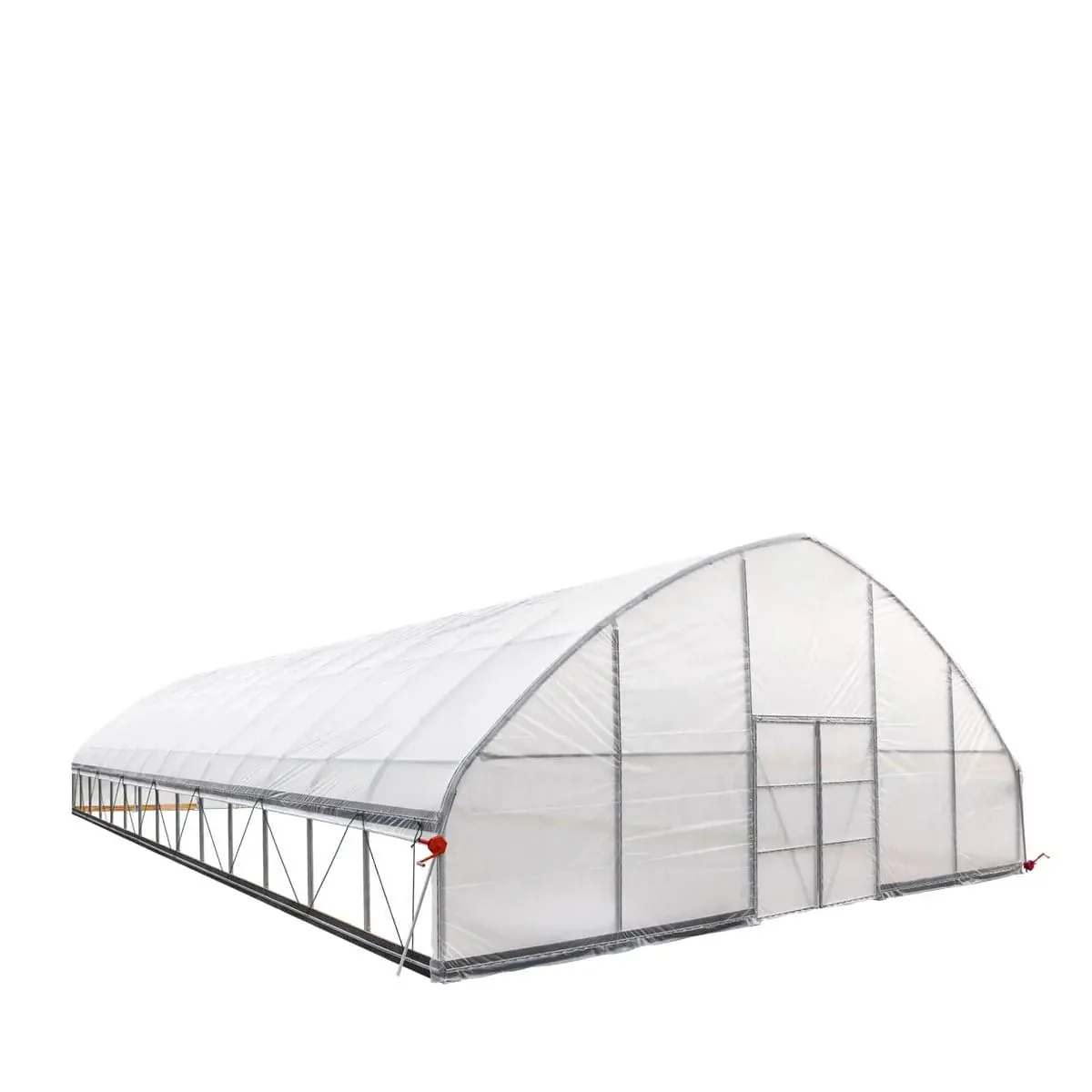 9 x 18 m Commercial Tunnel Greenhouse with 6 Mil Clear EVA Film, Roll-Up Sides, TMG-GH3060 - Image 3