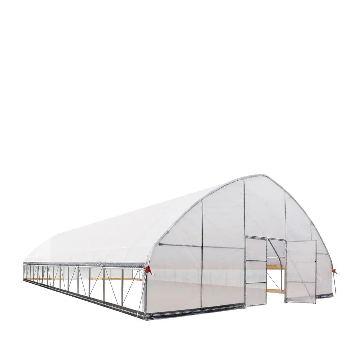 9 x 18 m Commercial Tunnel Greenhouse with 6 Mil Clear EVA Film, Roll-Up Sides, TMG-GH3060 - Image 8