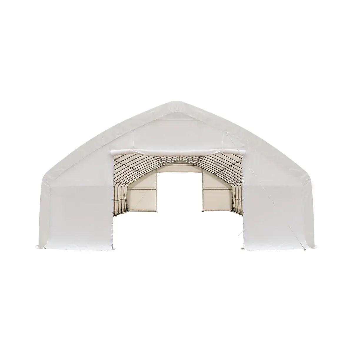 9 x 21 m Straight Wall Peak Ceiling Storage Shelter, 450 GSM PVC Cover TMG-ST3072V (Previously ST3070V) - Image 7