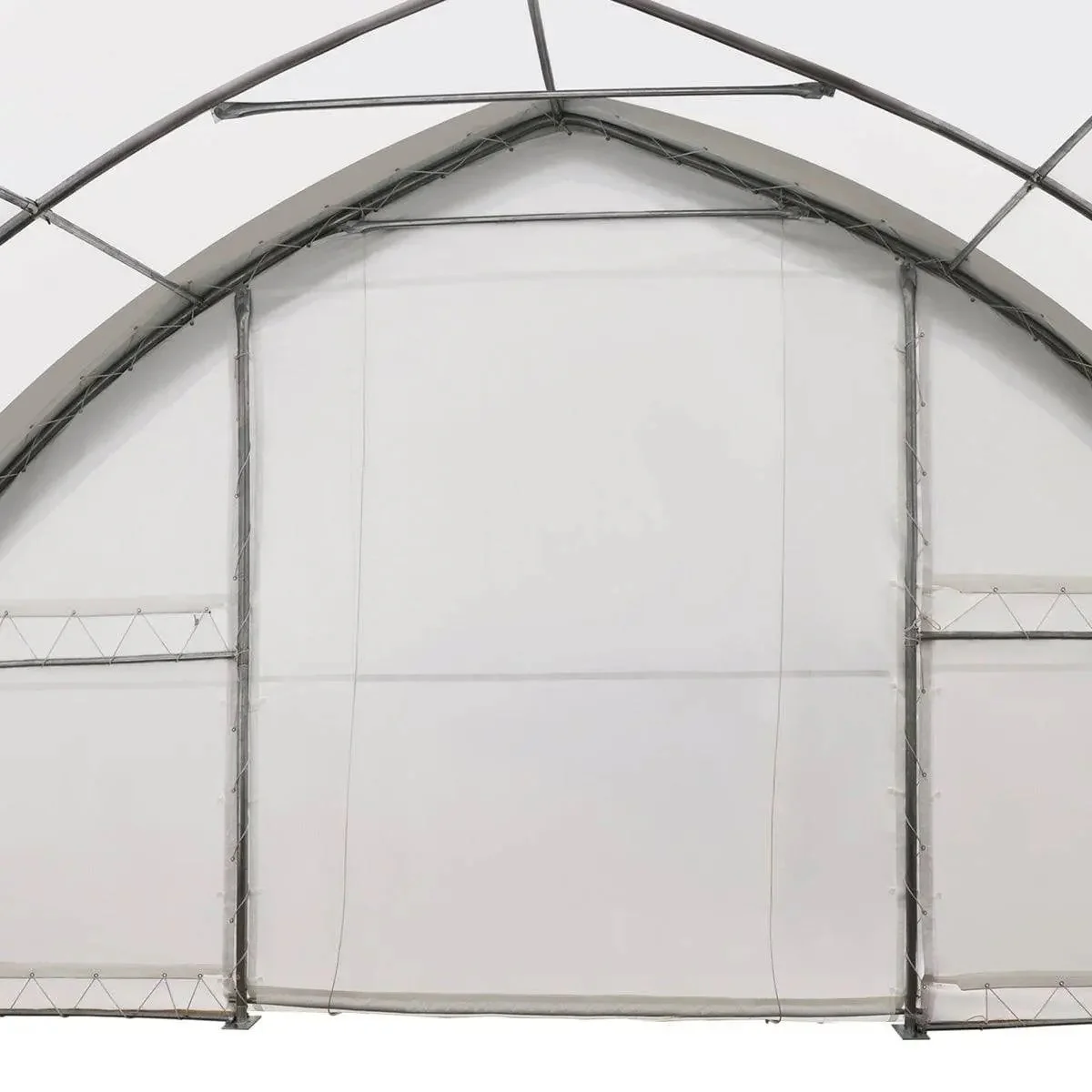 9.5 x 24.5m (30' x 80') Peak Ceiling Storage Shelter, 580 g/m² (17 oz) PVC Cover, TMG-ST3082V (Previously ST3080V) - Image 10
