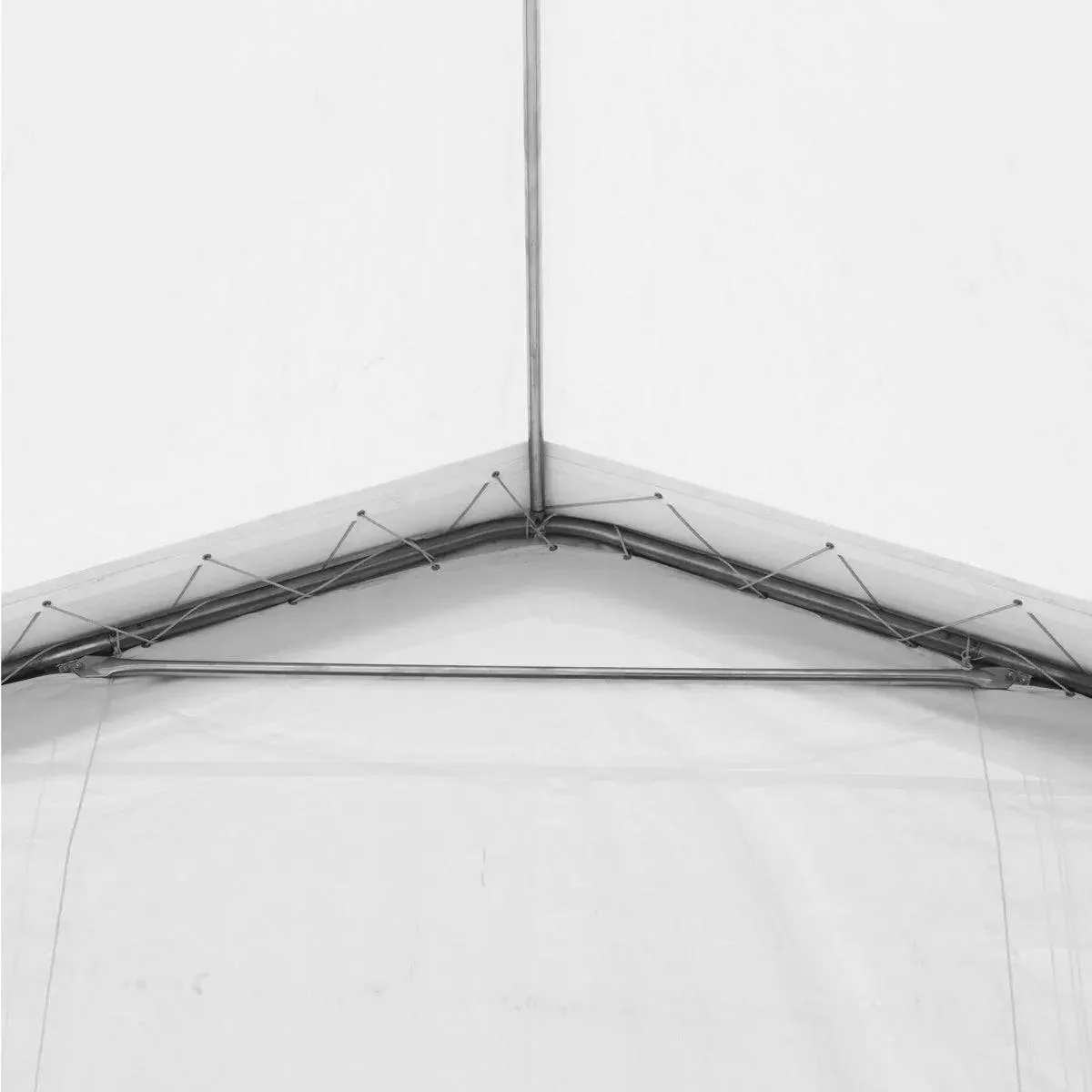 9.5 x 24.5m (30' x 80') Peak Ceiling Storage Shelter, 580 g/m² (17 oz) PVC Cover, TMG-ST3082V (Previously ST3080V) - Image 14