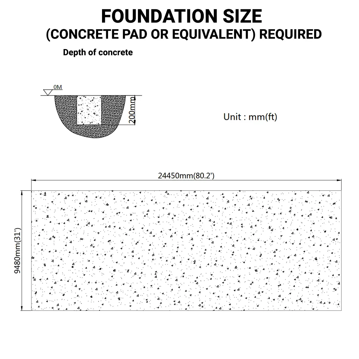 9.5 x 24.5m (30' x 80') Peak Ceiling Storage Shelter, 580 g/m² (17 oz) PVC Cover, TMG-ST3082V (Previously ST3080V) - Image 6