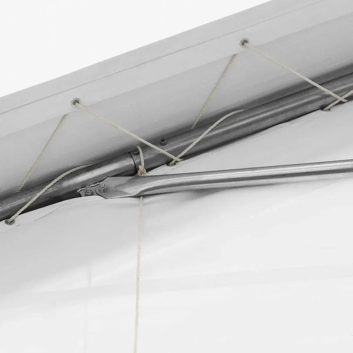 9.5 x 24.5m (30' x 80') Peak Ceiling Storage Shelter, 580 g/m² (17 oz) PVC Cover, TMG-ST3082V (Previously ST3080V) - Image 9