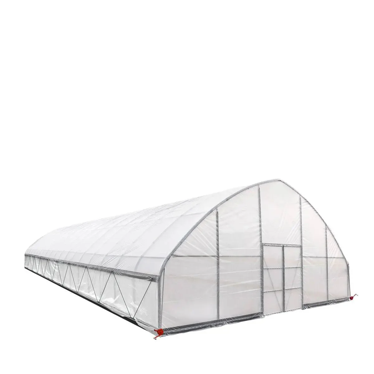9 x 25 m Commercial Tunnel Greenhouse with 6 Mil Clear EVA Film, Roll-Up Sides, TMG-GH3080 - Image 10