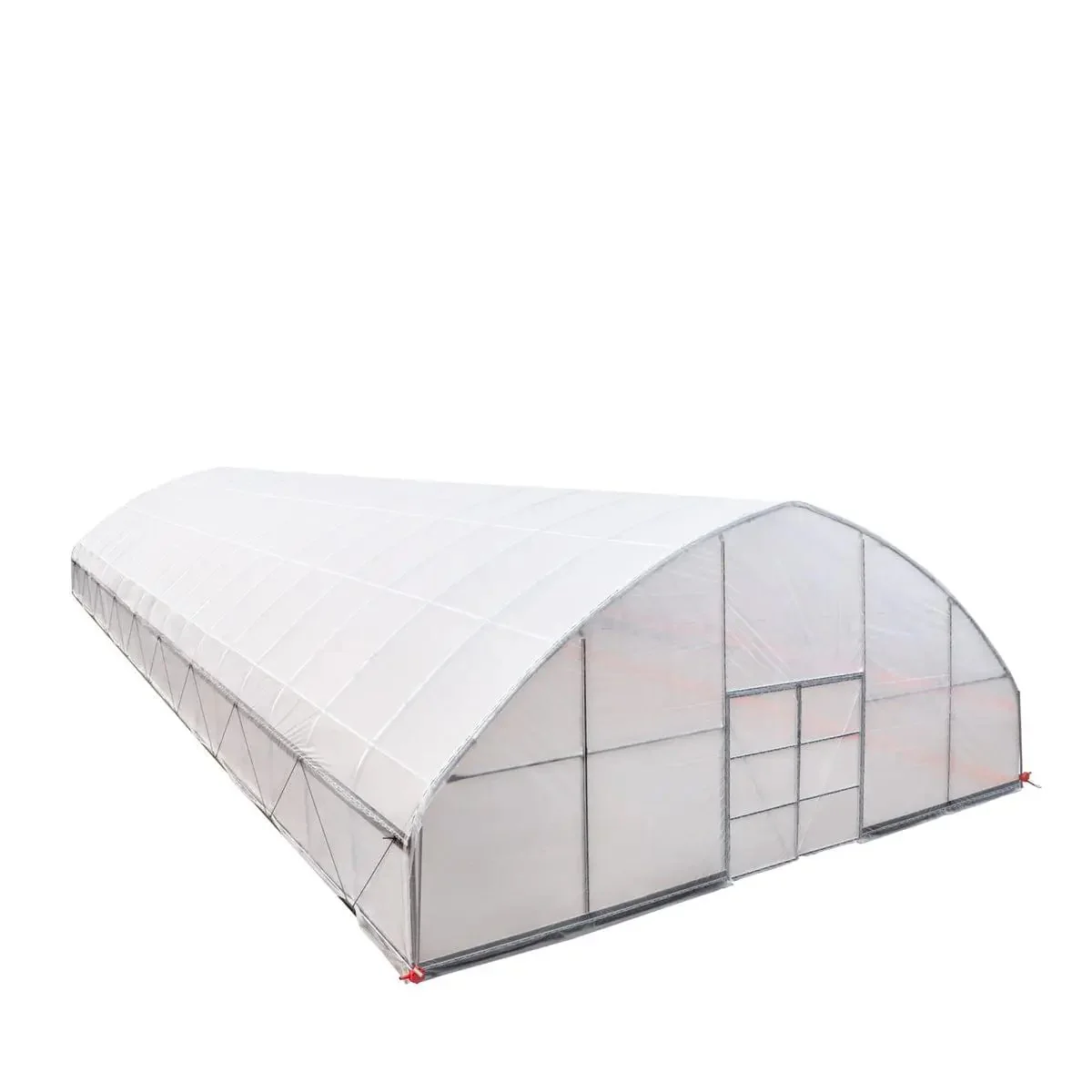 9 x 25 m Commercial Tunnel Greenhouse with 6 Mil Clear EVA Film, Roll-Up Sides, TMG-GH3080 - Image 12