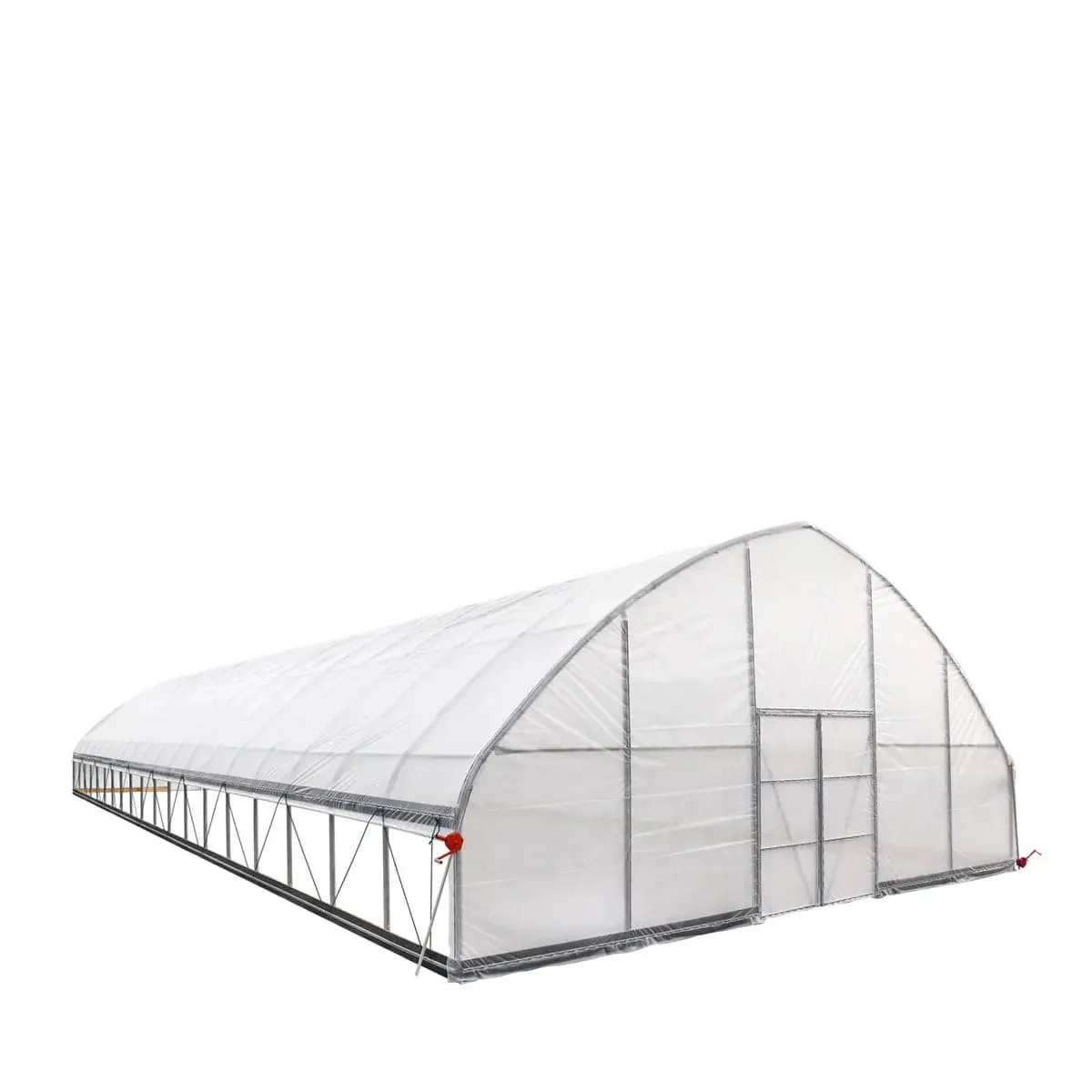 9 x 25 m Commercial Tunnel Greenhouse with 6 Mil Clear EVA Film, Roll-Up Sides, TMG-GH3080 - Image 3