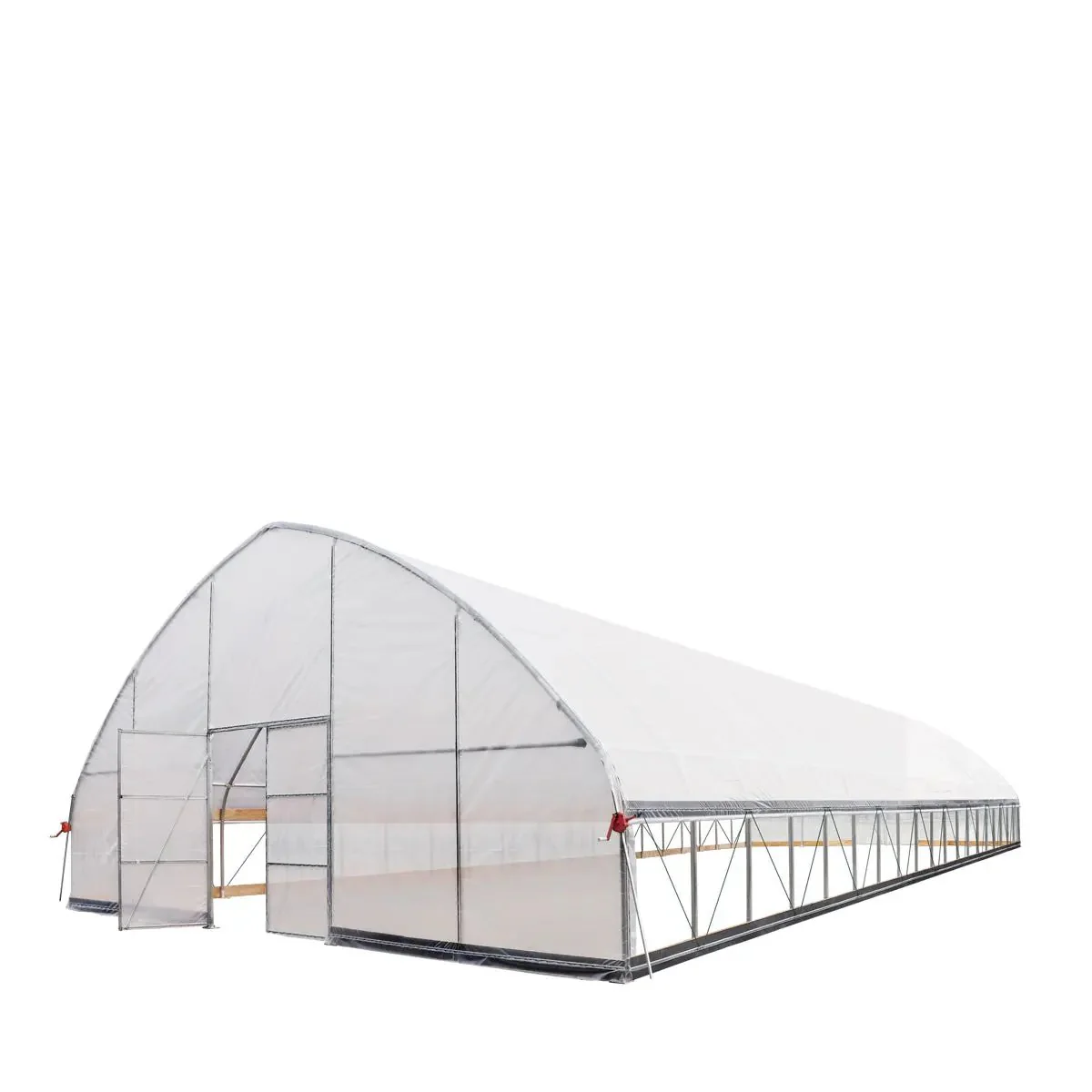 9 x 25 m Commercial Tunnel Greenhouse with 6 Mil Clear EVA Film, Roll-Up Sides, TMG-GH3080 - Image 7