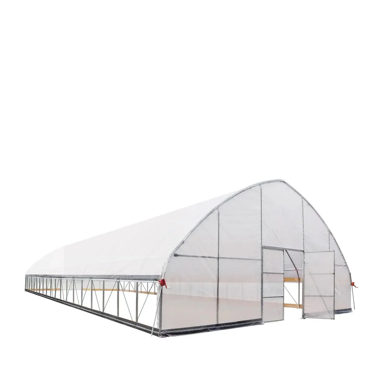 9 x 25 m Commercial Tunnel Greenhouse with 6 Mil Clear EVA Film, Roll-Up Sides, TMG-GH3080 - Image 8