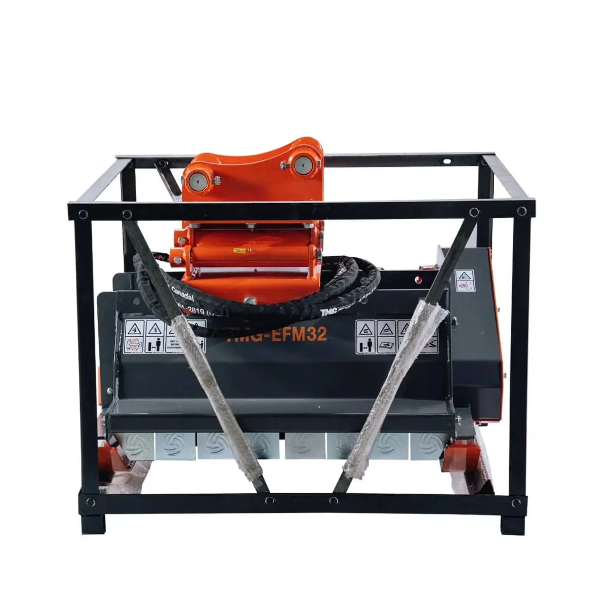 810 mm (32″) Flail Mower Brush Cutter for Mini to Midsize Excavators and Backhoes, TMG‑EFM32 - Image 14