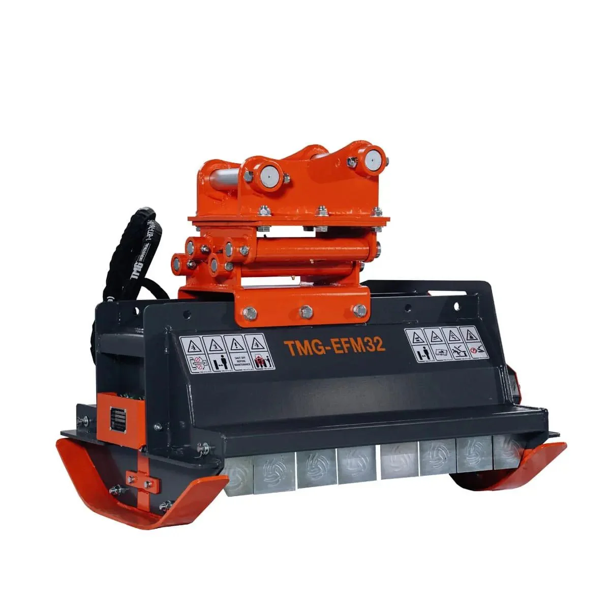 810 mm (32″) Flail Mower Brush Cutter for Mini to Midsize Excavators and Backhoes, TMG‑EFM32 - Image 8